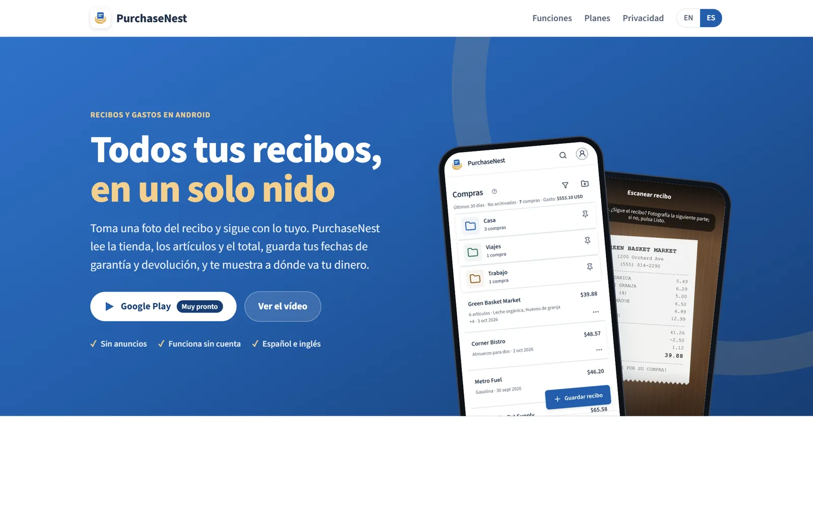 PurchaseNest home page
